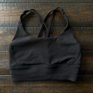 NWOT Lululemon Energy Longline Bra Ribbed Luxtreme Medium Support